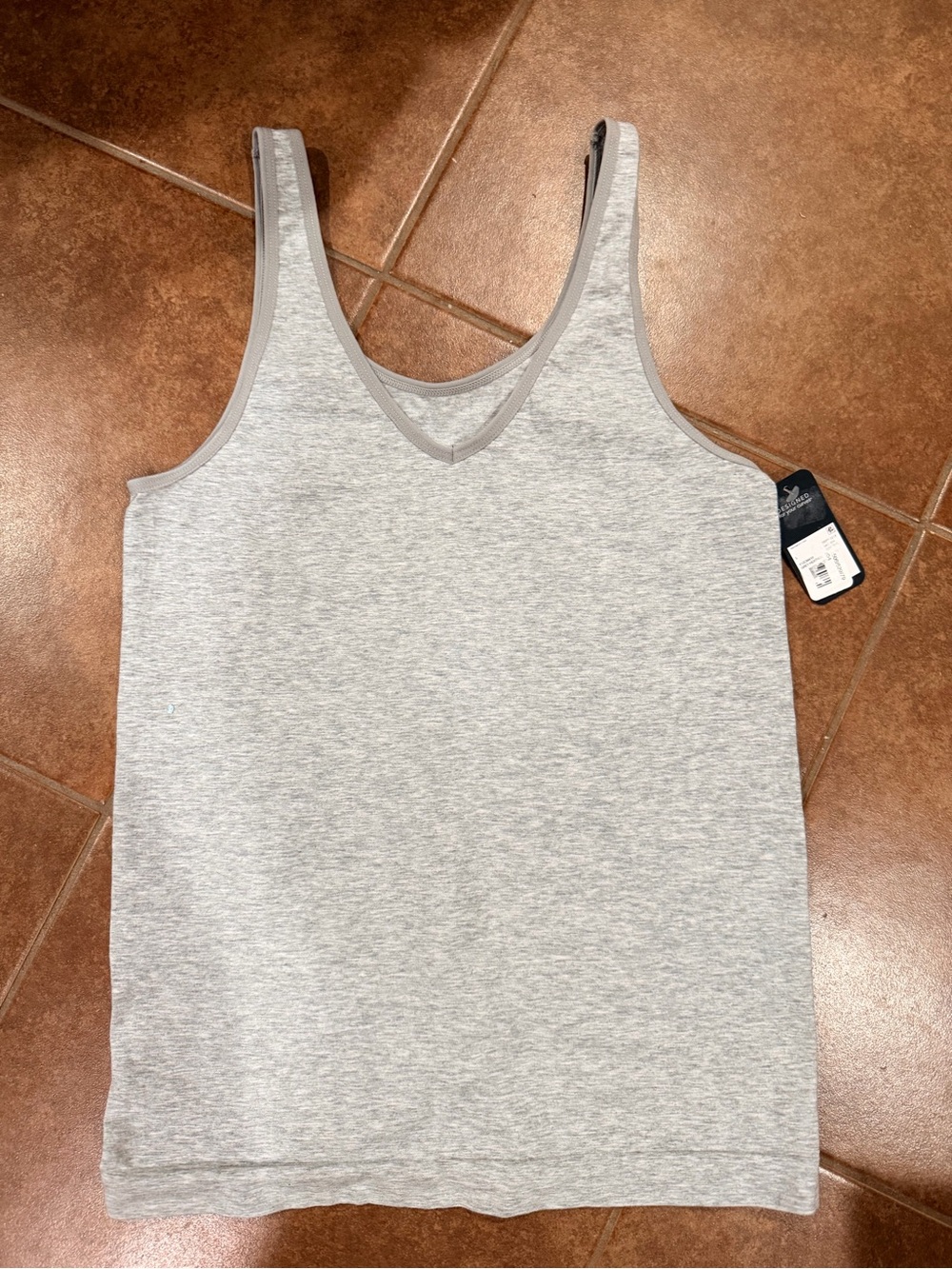 Modern Movements Gray Tank Top